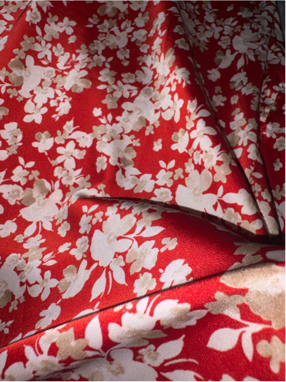 Hello Molly V-Neck Flora Maxi / Midi Dress with Thigh Slit XS - Picture 5 of 6